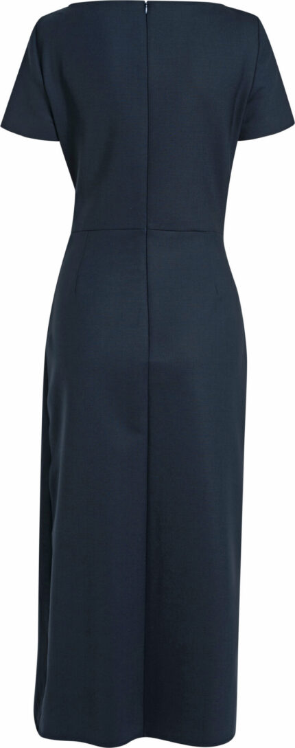 Midikleid mit Drapierung und asymmetrischem Rockdetail – Bild 3
