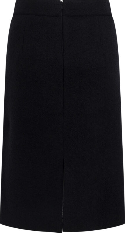 Midi Skirt in Silk-Cashmere Blend<br/> - Image 4