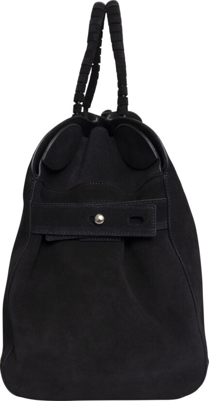 Large Top-Handle Bag with Logo Appliqué<br/> - Image 5