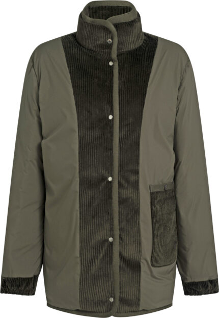 Wendbare Steppjacke aus Baumwollcord mit Daunenfüllung – Bild 4