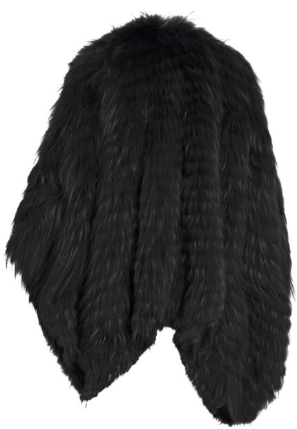 Wende-Cape aus Fuchs und Wolle – Bild 9