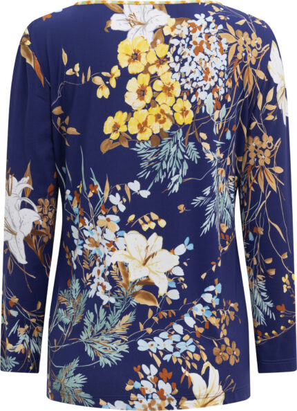 Langarmshirt mit floralem Print – Bild 3
