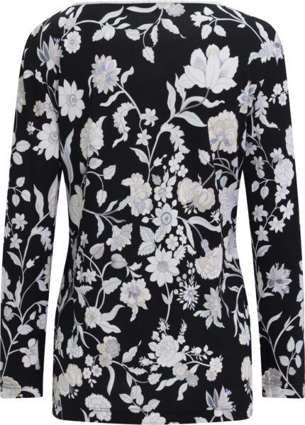 Langarmshirt mit floralem Print – Bild 5