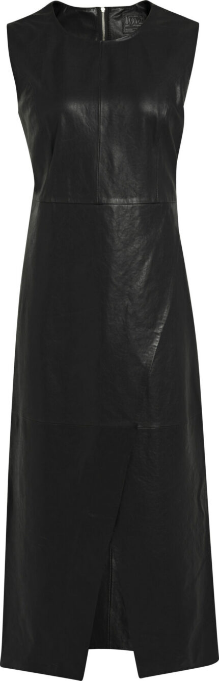 Ärmelloses Kleid aus Lammleder