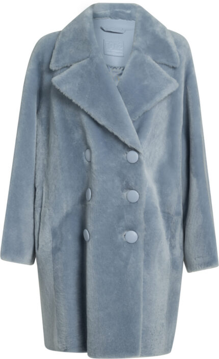 Shearling-Mantel aus Lammleder