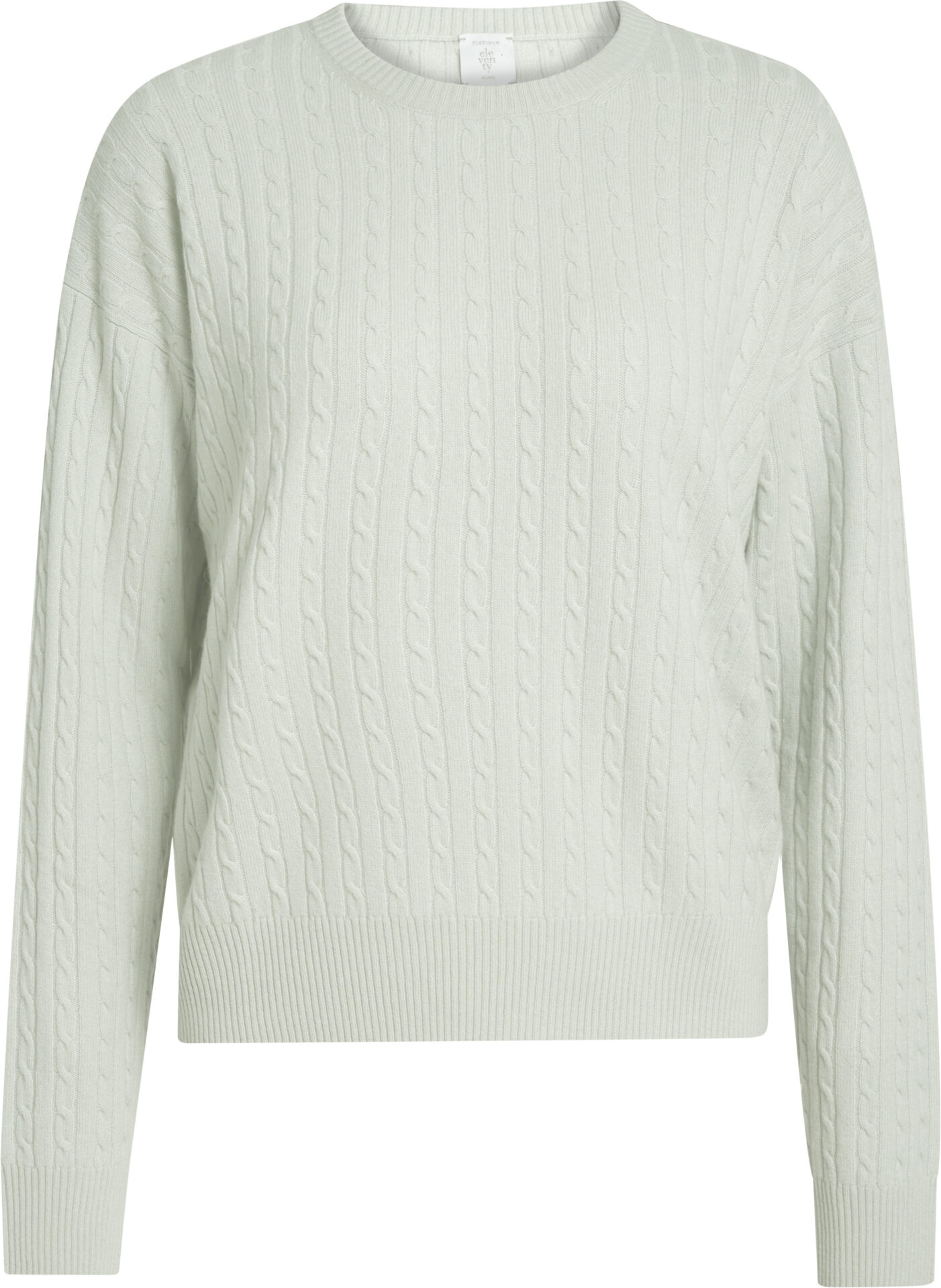 N86MAGN66_türkis_499_a Kaschmirpullover mit Rundhalsausschnitt und Zopfmuster – Bild 1