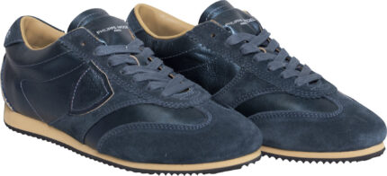 Sneakers in Material Mix with Metallic Finish - Image 2