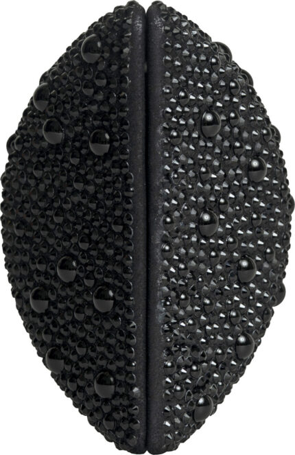Box-Clutch mit Kristall- und Perlenbesatz – Bild 7