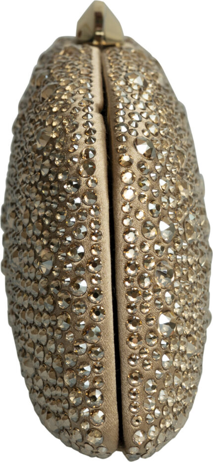Kristallbesetzte Box-Clutch mit Kettenriemen – Bild 8