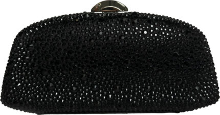 Kristallbesetzte Box-Clutch mit Kettenriemen – Bild 5