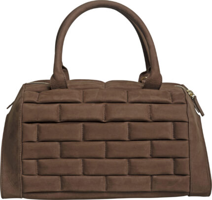 Elegant Top-Handle Bag with Quilted Texture<br/> - Image 2