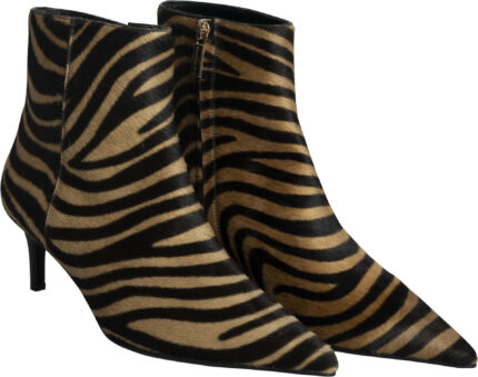 Elegante Stiefeletten mit Tigerprint, spitzer Silhouette und 5 cm Absatz – Bild 2