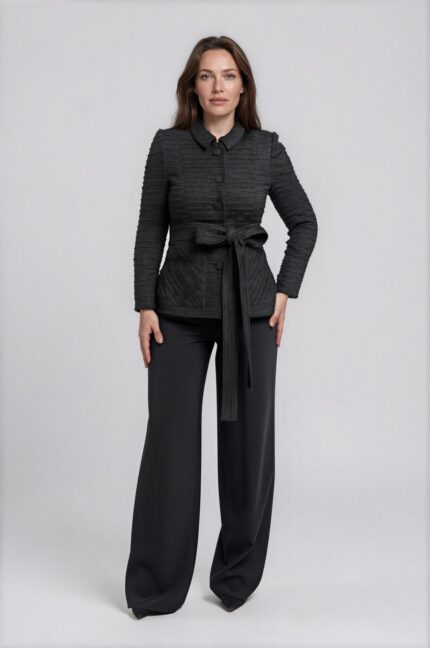 Elegante Hose mit weitem Bein – Bild 2