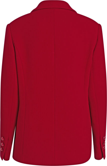 Virgin Wool Blazer with Lapel Collar<br/> - Image 3